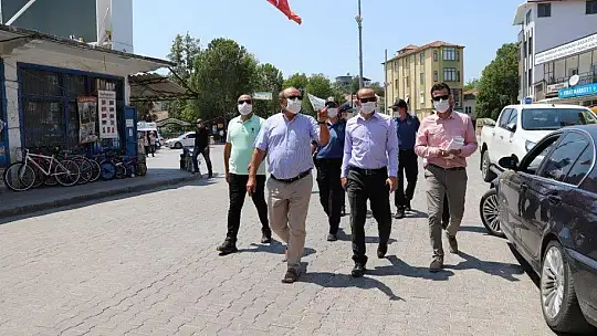 SEYDİKEMER'DE KOVİD19 DENETİMİ YAPILIYOR