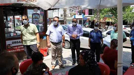 SEYDİKEMER'DE KOVİD19 DENETİMİ YAPILIYOR