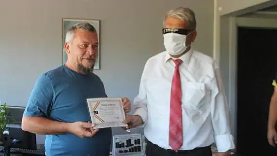 SED Medya'ya teşekkür belgesi