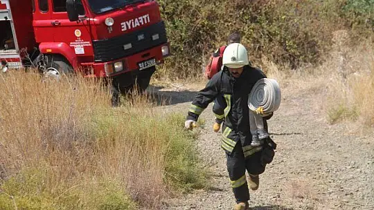 İtfaiye kısa sürede müdahale etti