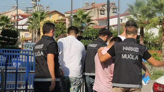 Fethiye narkotik suç çetesini çökertti