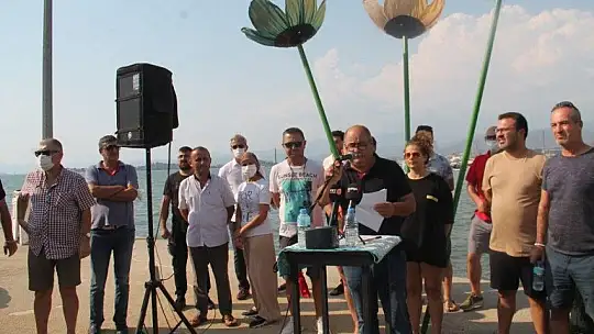 2. etap sahil bandı esnafından basın açıklaması