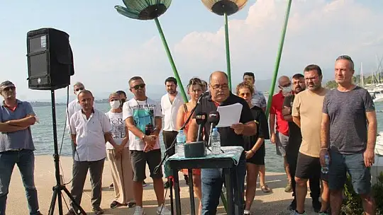 2. etap sahil bandı esnafından basın açıklaması