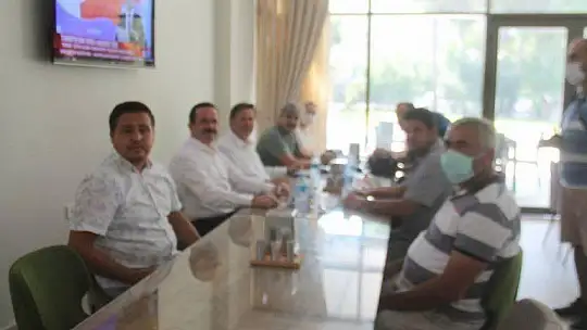 KONGRE ÖNCESİ MAHALLE BAŞKANLARI İLE TOPLANTI YAPTI