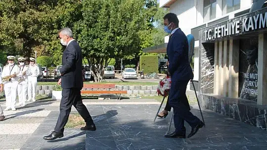 2021-2022 yılı ilköğretim haftası çelenk sunma töreni gerçekleştirildi