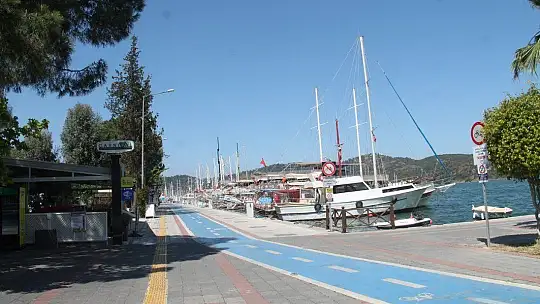 Sokağa Çıkma Kısıtlamasında Fethiye'den Manzaralar