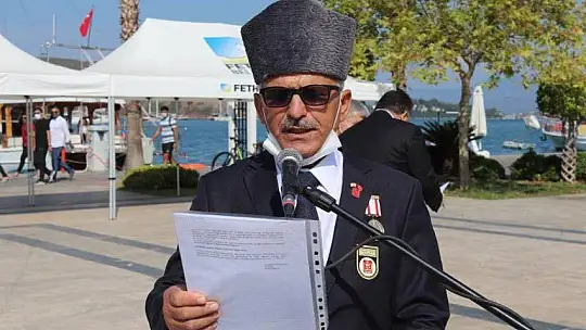 FETHİYE'DE GAZİLER GÜNÜ TÖRENLE KUTLANDI