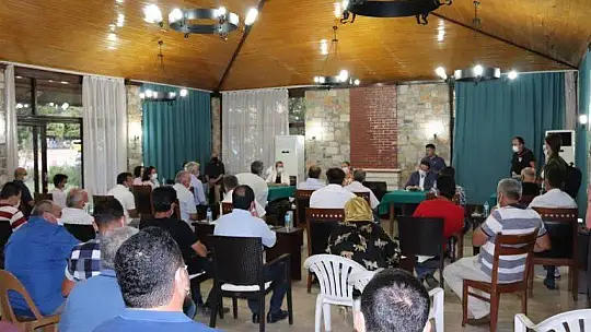 GÖKCAN MUHTARLAR İLE TOPLANTI YAPTI