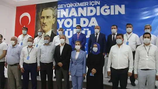 SEYDİKEMER AK PARTİ'DE GÜMÜŞ, GÜVEN TAZELEDİ