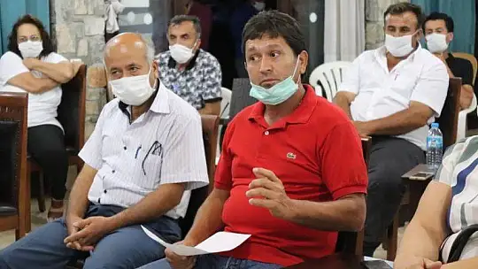 GÖKCAN MUHTARLAR İLE TOPLANTI YAPTI