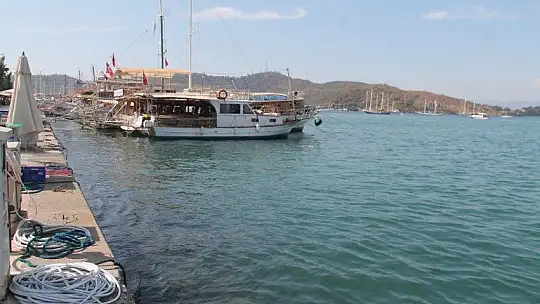 Fethiye'de tekne turlarına talep azaldı
