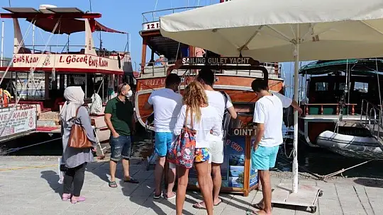 Fethiye'de tekne turlarına talep azaldı