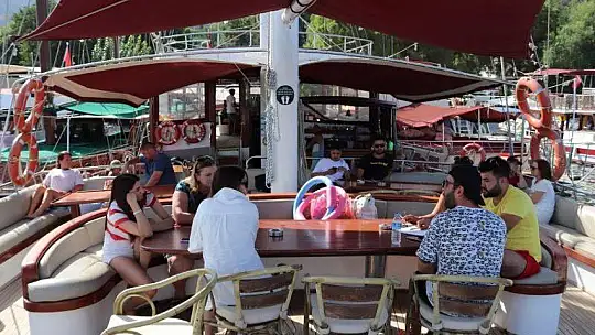 Fethiye'de tekne turlarına ilgi devam ediyor