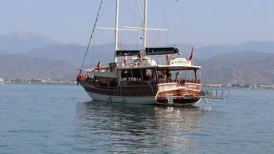 Fethiye'de tekne turlarına ilgi devam ediyor