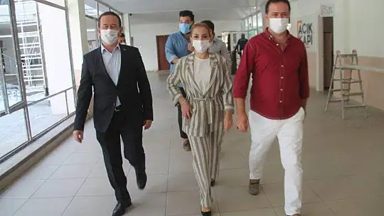 GÖKCAN'DAN KAYMAKAM FIRAT'A ZİYARET