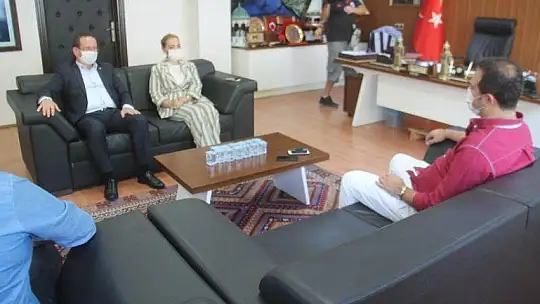 GÖKCAN'DAN KAYMAKAM FIRAT'A ZİYARET