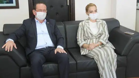 GÖKCAN'DAN KAYMAKAM FIRAT'A ZİYARET