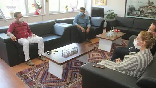 GÖKCAN'DAN KAYMAKAM FIRAT'A ZİYARET