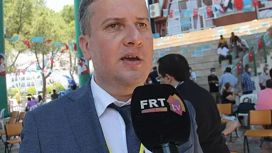 Çoban'dan kongreye katılanlara teşekkür