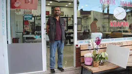 Fethiye'de berber ve kuaförler dezenfekte edildi