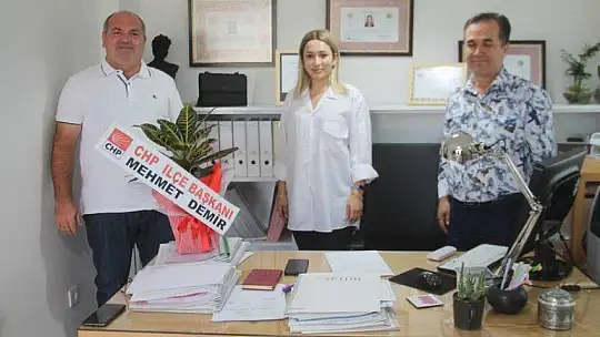 Demir ve Toklu'dan hayırlı olsun ziyareti