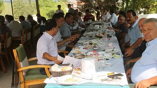 41 MAHALLE MUHTARI İLE TOPLANTI YAPILDI 