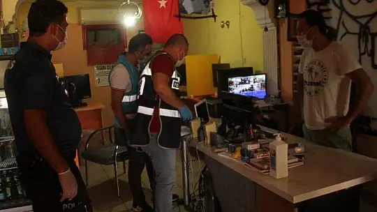 FETHİYE'DE İNTERNET KAFELERE COVİD-19 DENETLEMESİ