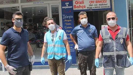 FETHİYE'DE İNTERNET KAFELERE COVİD-19 DENETLEMESİ