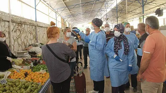 Salı Pazarı'nda tedbirler devam ediyor