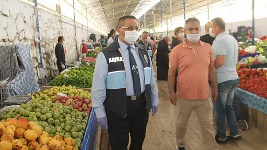 Salı Pazarı'nda tedbirler devam ediyor