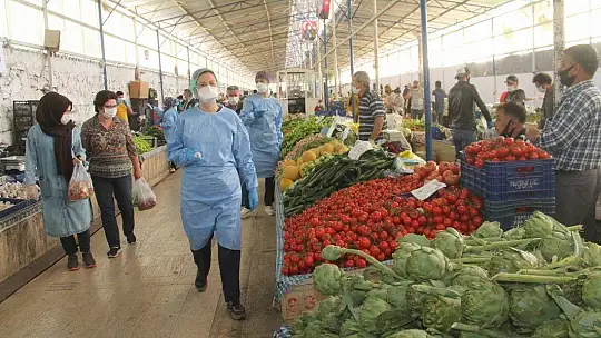 Salı Pazarı'nda tedbirler devam ediyor