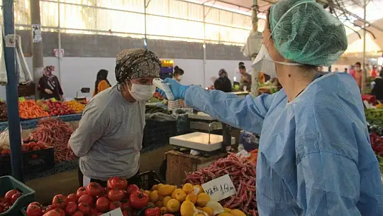 Salı Pazarı'nda tedbirler devam ediyor