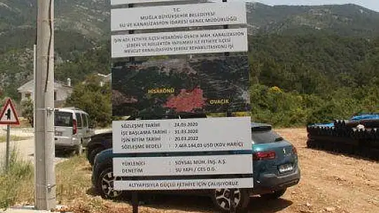 Fethiye'nin En Büyük Altyapı Yatırımının Startı Verildi