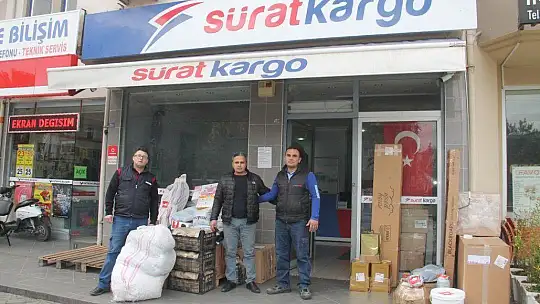 Sürat Kargo deprem bölgesine yardımları ücretsiz taşıyor