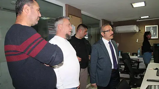 KAYMAKAM KARAMAN, SED MEDYA'YI ZİYARET ETTİ