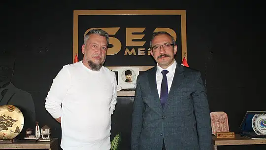 KAYMAKAM KARAMAN, SED MEDYA'YI ZİYARET ETTİ