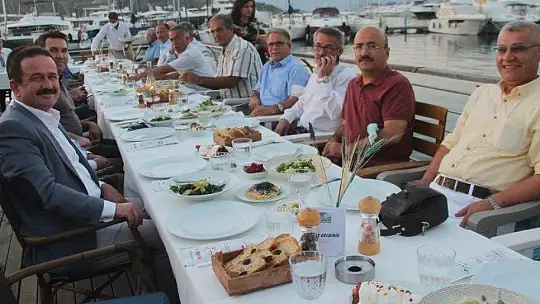 Kaymakam Şahiner'e Veda Yemeği 