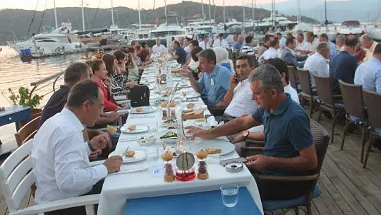 Kaymakam Şahiner'e Veda Yemeği 