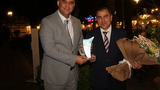 Kaymakam Şahiner'e Veda Yemeği 