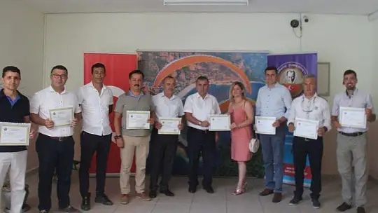 Şahiner'den Başarılı Personellere Teşekkür Belgesi 