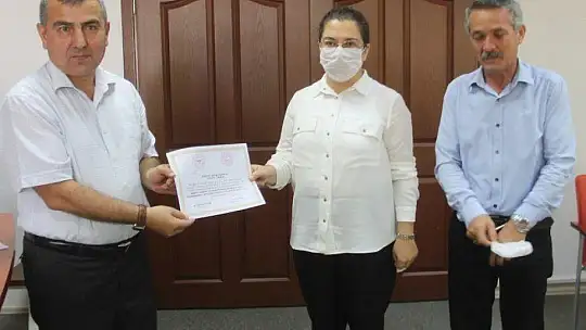 16 Okula Beslenme Dostu Okul Sertifikası 