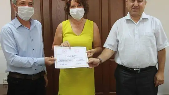 16 Okula Beslenme Dostu Okul Sertifikası 