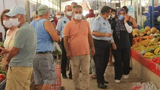 PAZARLARDA DENETİMLER DEVAM EDİYOR 