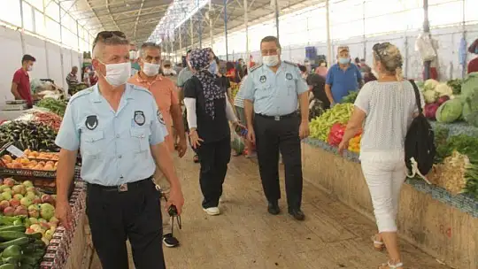 PAZARLARDA DENETİMLER DEVAM EDİYOR 