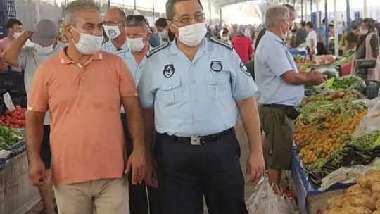 PAZARLARDA DENETİMLER DEVAM EDİYOR 