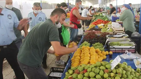 PAZARLARDA DENETİMLER DEVAM EDİYOR 