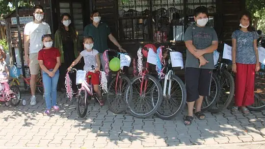 BAYRAM ÖNCESİ ÇOCUKLARIN BİSİKLET SEVİNCİ 