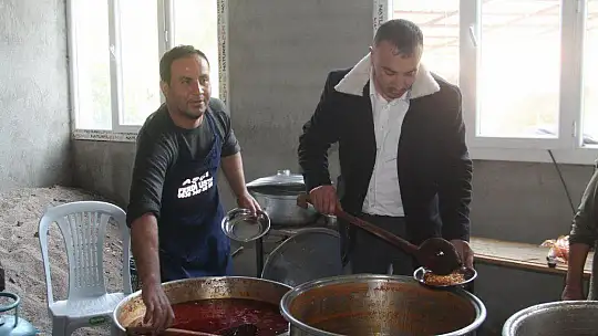 Geleneksel hasat yemeği yapıldı