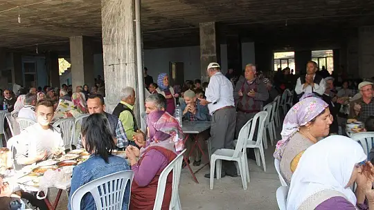 Geleneksel hasat yemeği yapıldı