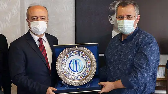 Başsavcı Kurtça Eker, Başkan Çıralı'yı ziyaret etti